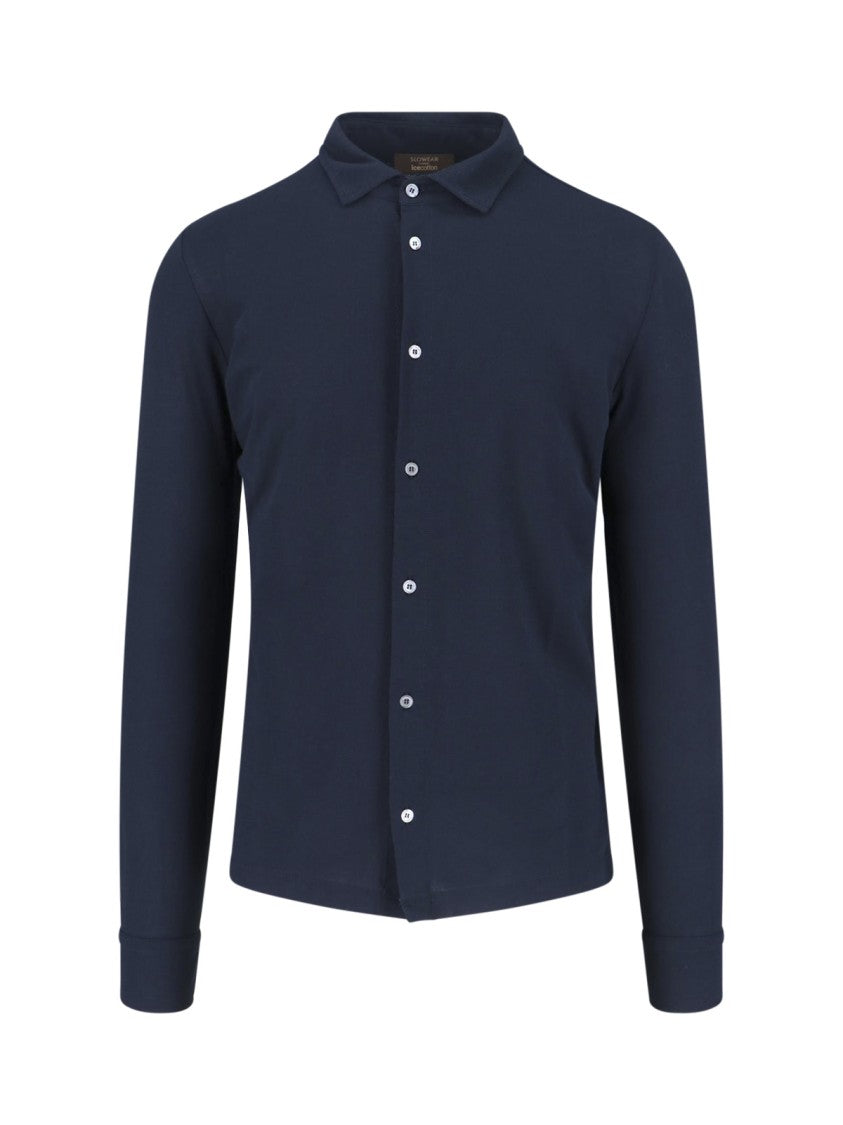 Zanone Cotton Shirt – Blue