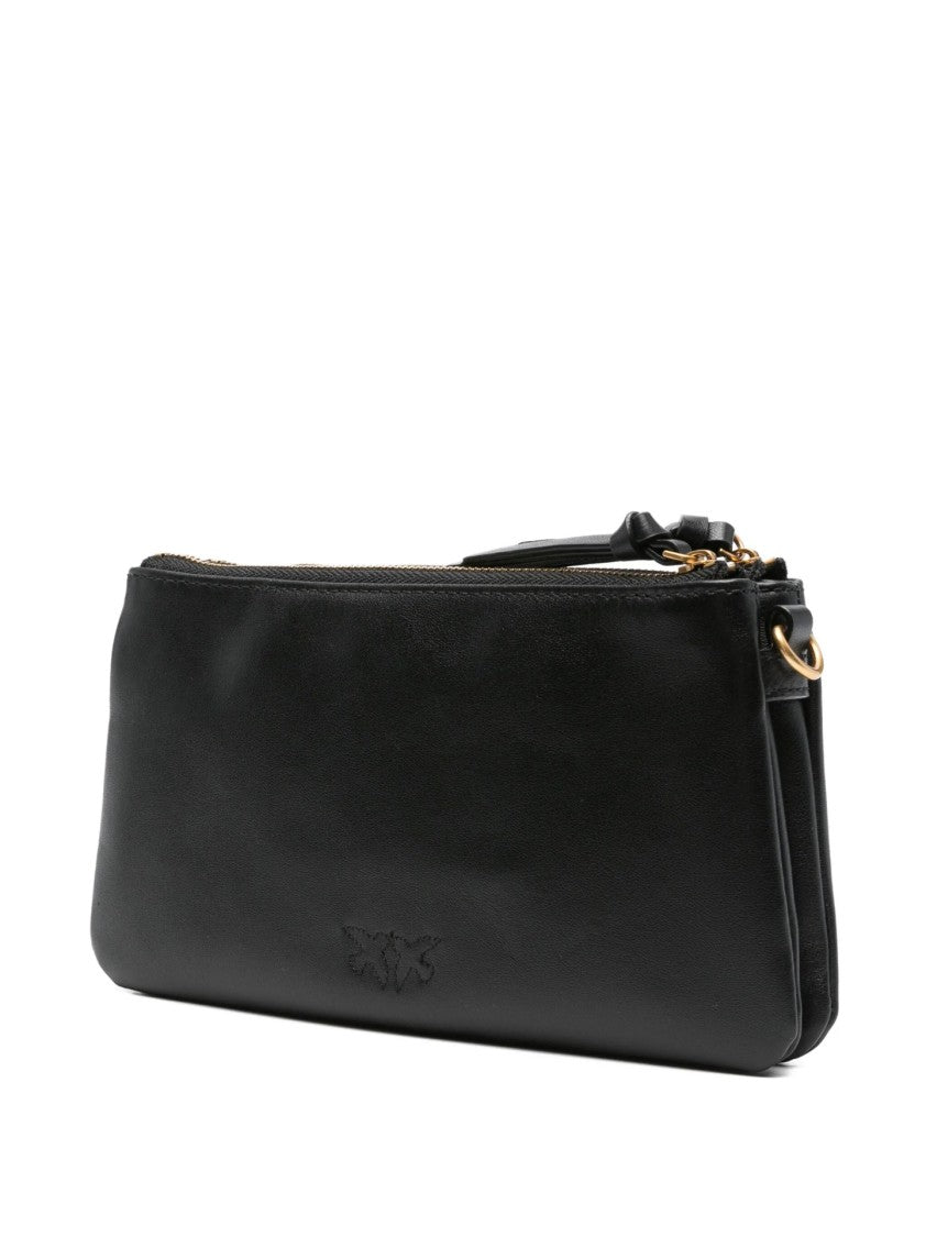 Pinko Shoulder Bag With Chain Strap And Smooth Finish