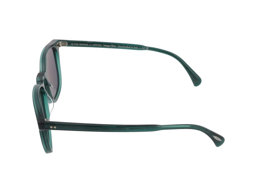 Oliver Peoples Green 5298Su Sole Acetate Rounded Square Sunglasses