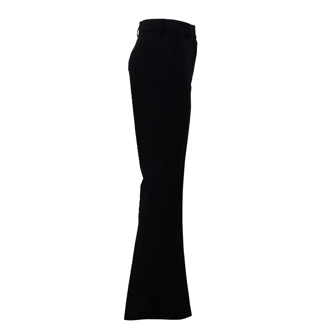 Sportmax Febe Fitted Wool-Blend Flare Pants