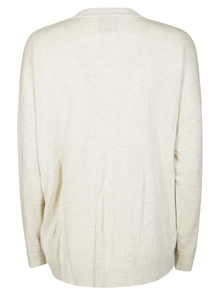 Isabel Marant Étoile Relaxed Fit Pullover With Round Neckline And Soft Texture