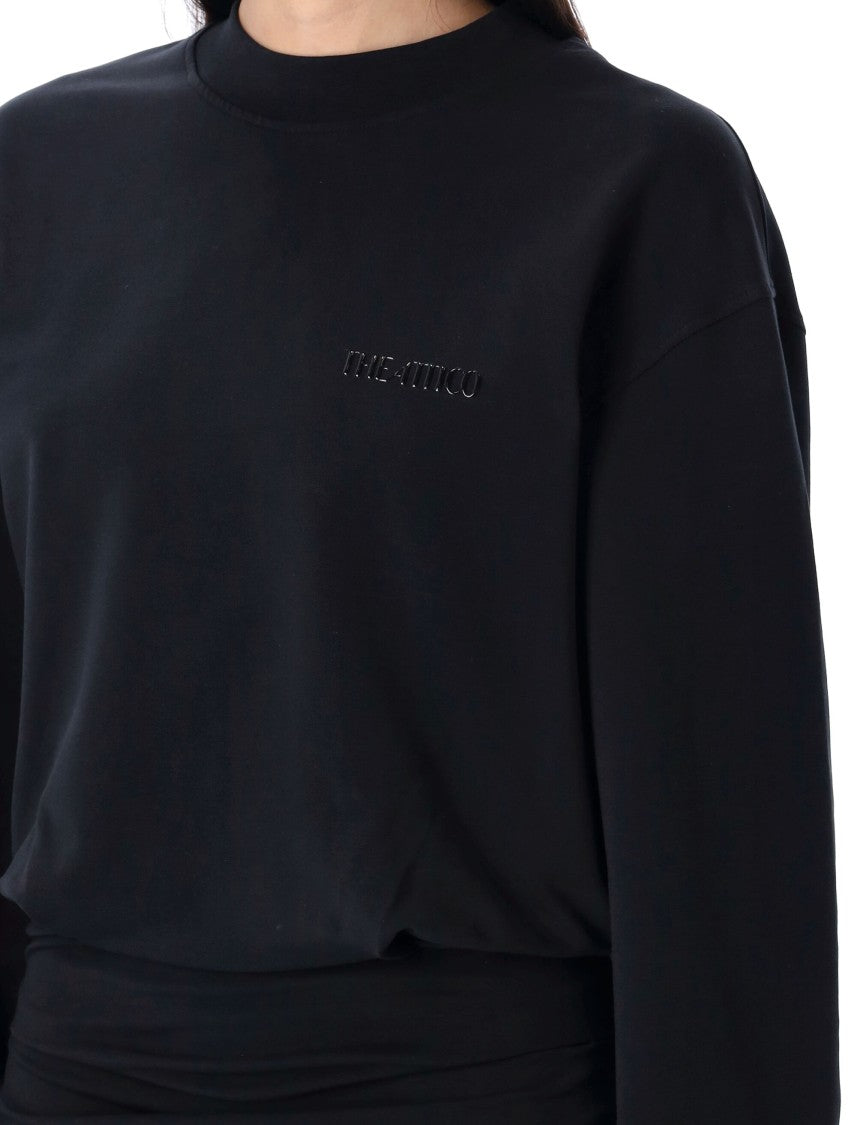 The Attico Fleece Mini Dress