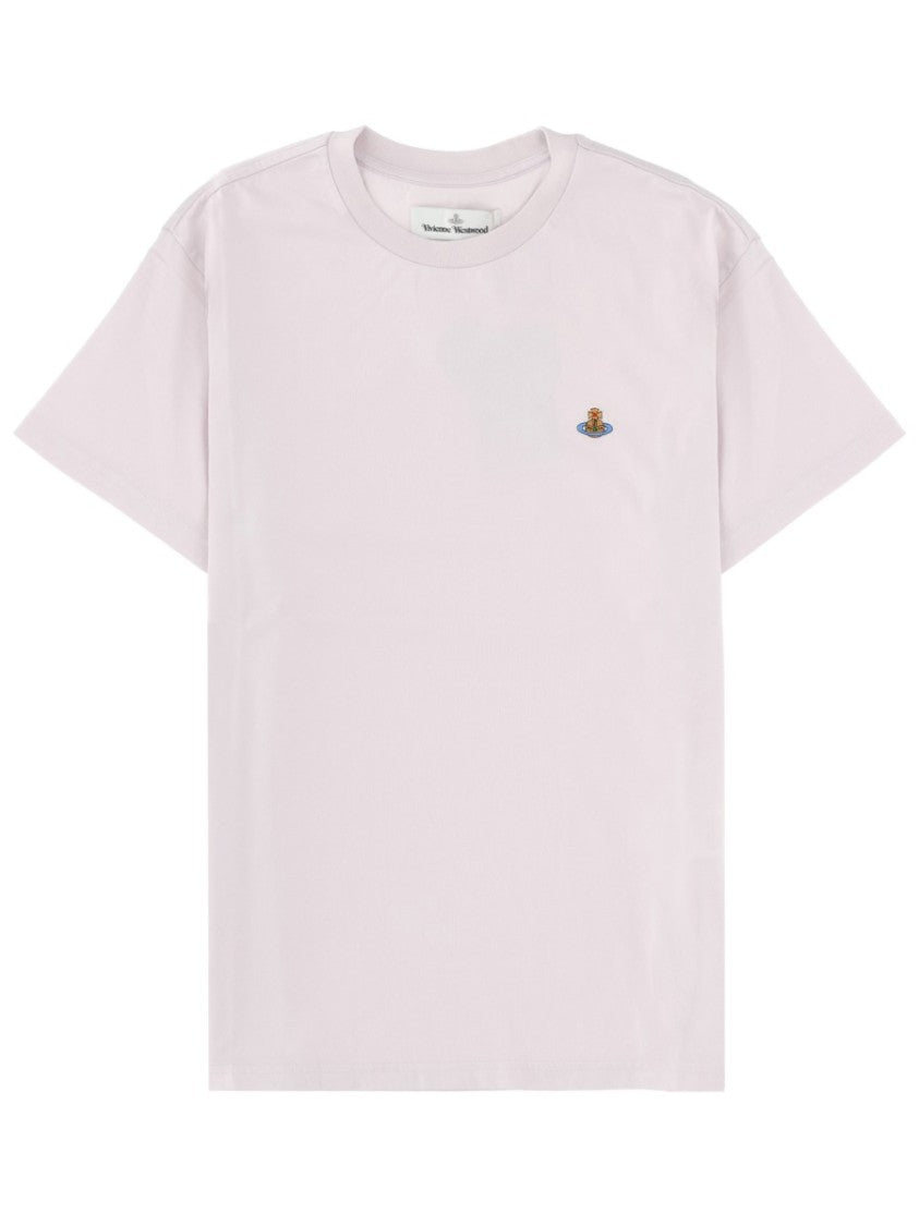 Vivienne Westwood Neutrals Orb Logo Cotton T-Shirt