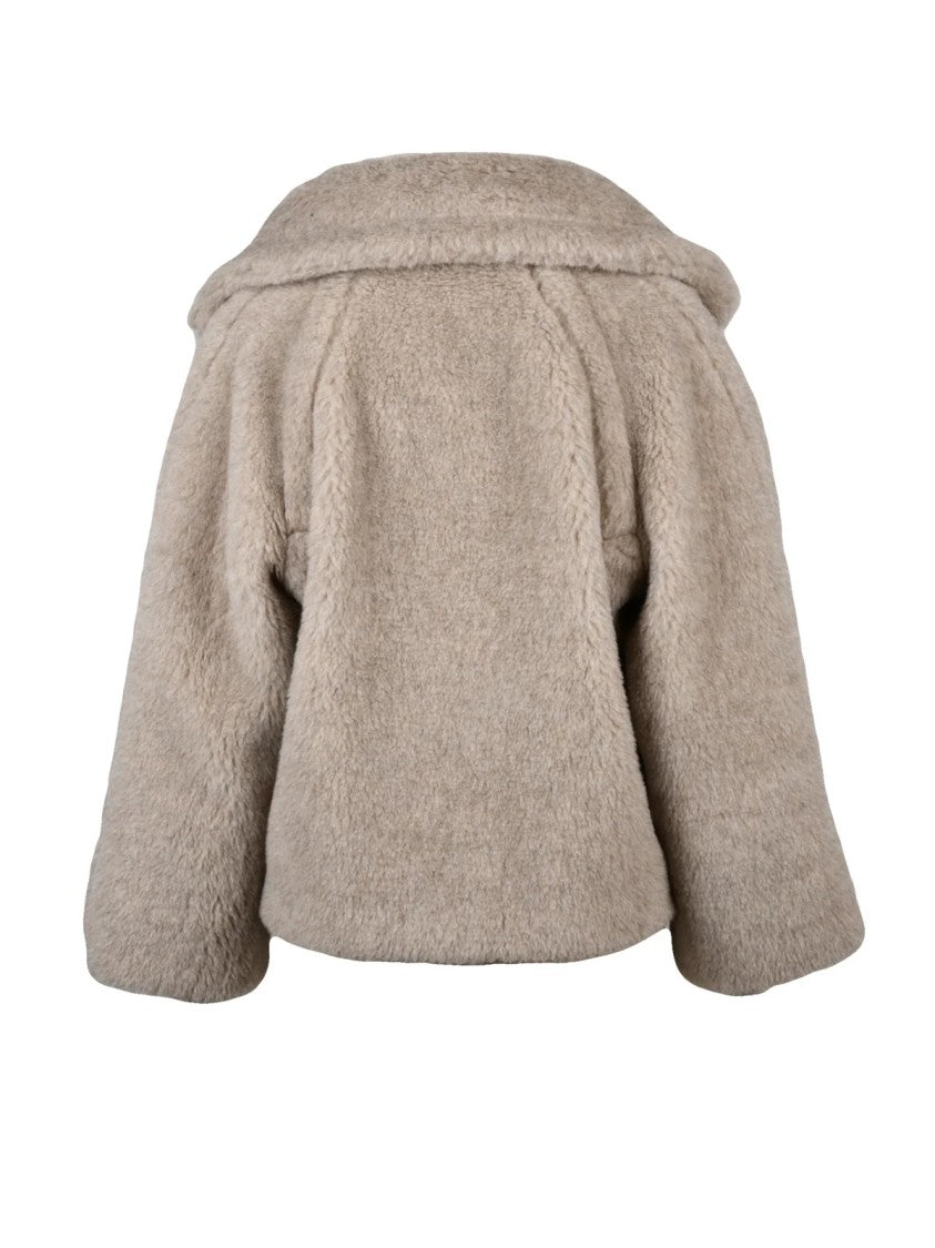 Max Mara Double-Breasted Alpaca-Cashmere Blend Coat With Lined Interior