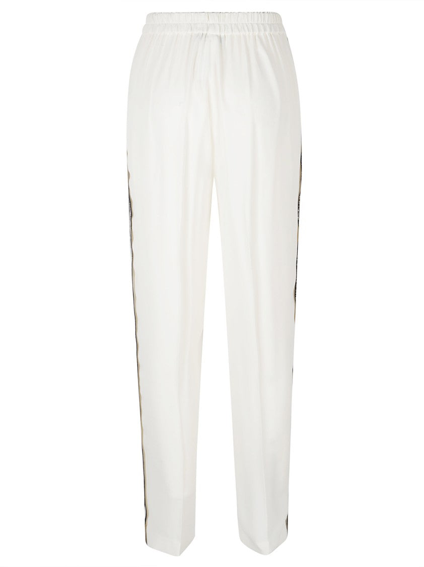 Fabiana Filippi Multicolor Crêpe De Chine Wide-Leg Pants