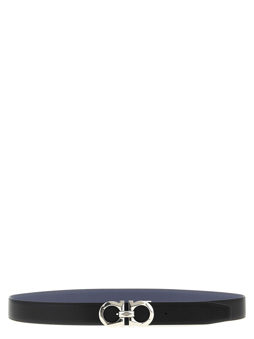 Ferragamo 'Gancini' Reversible Belt