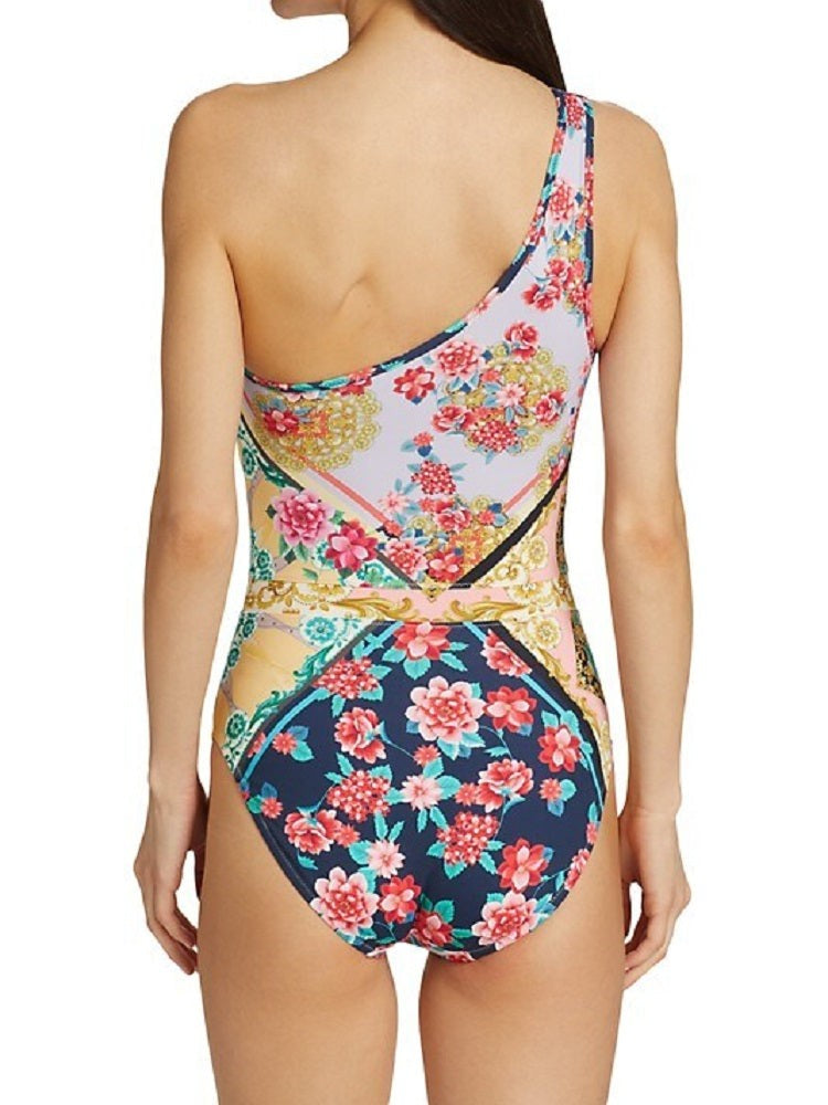 Johnny Was Raina One-Shoulder One Piece Swimsuit - Csw1722-Y
