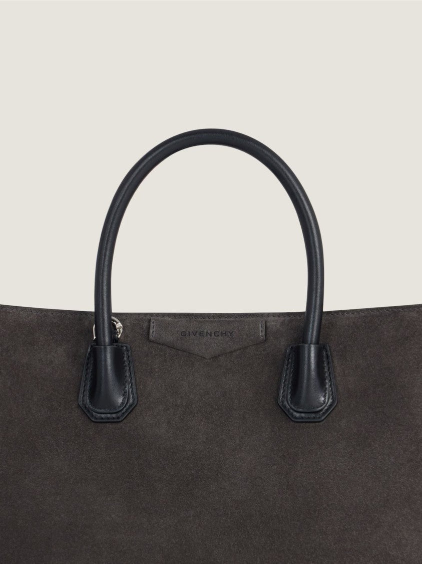 Givenchy Antigona Catchall Small Grey Calf Leather Tote Bag