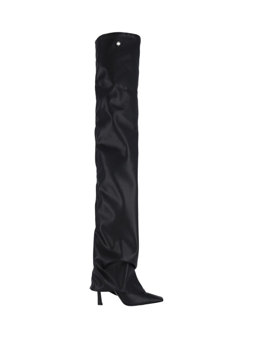 The Attico "Robin Otk" Tall Boots – Black