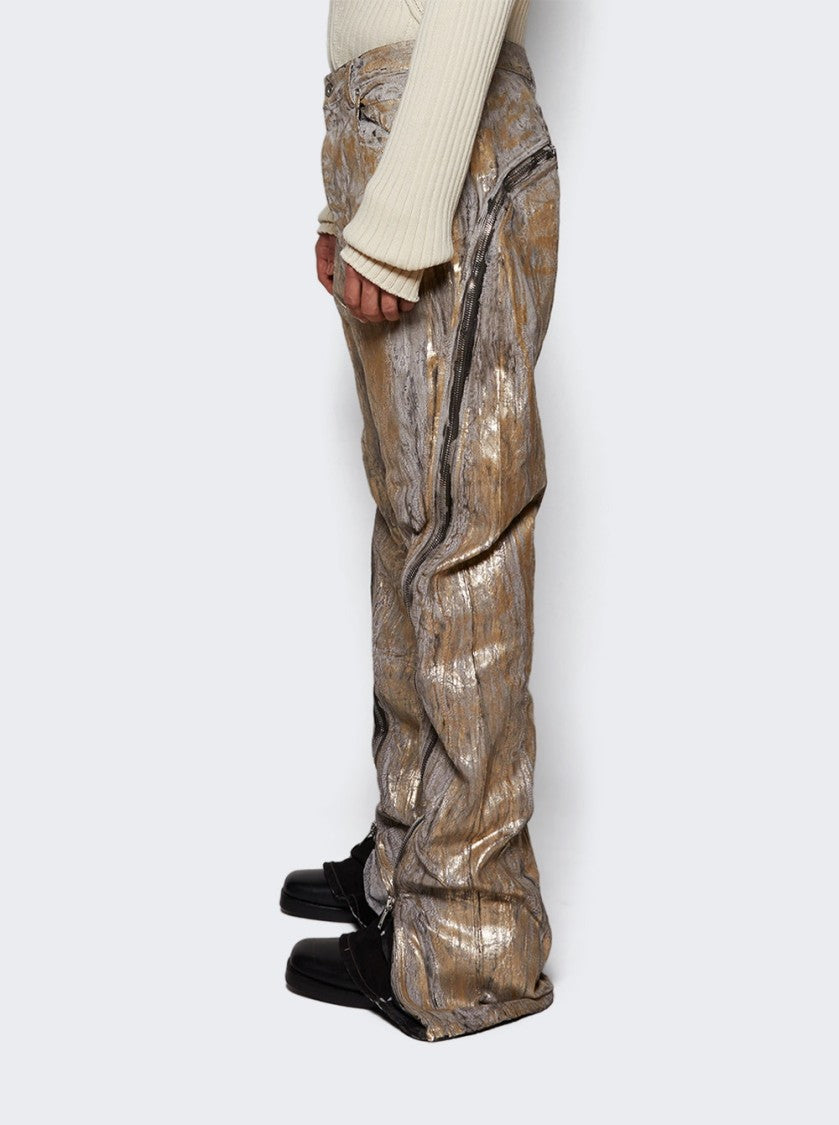 Rick Owens Bolan Banana Pants Gold