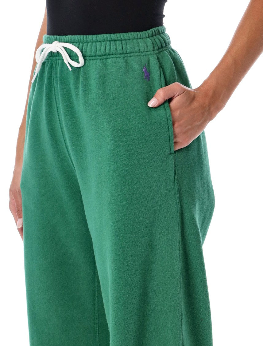 Polo Ralph Lauren Relaxed Fit Wide-Leg Jogger Pants With Adjustable Waistband