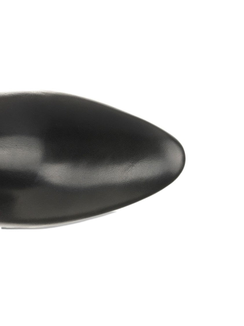 Paris Texas Calfskin Ankle Boots With Pointed Toe