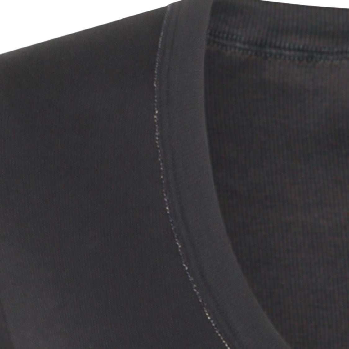 Fabiana Filippi Fitted Scoop Neck Top With Elbow-Length Sleeves