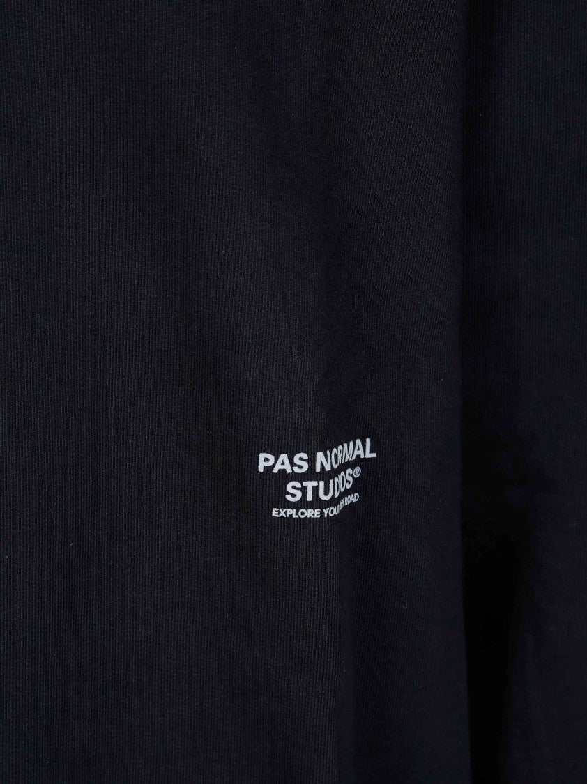 Pas Normal Studios Black Off-Race Sweatshirt