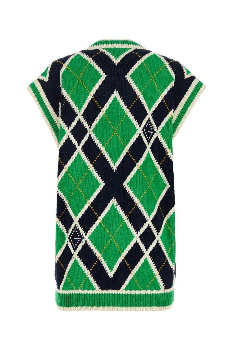 Gucci Embroidered Cotton Vest