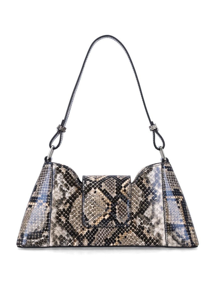 Justine Clenquet Marla Bag Phyton Print