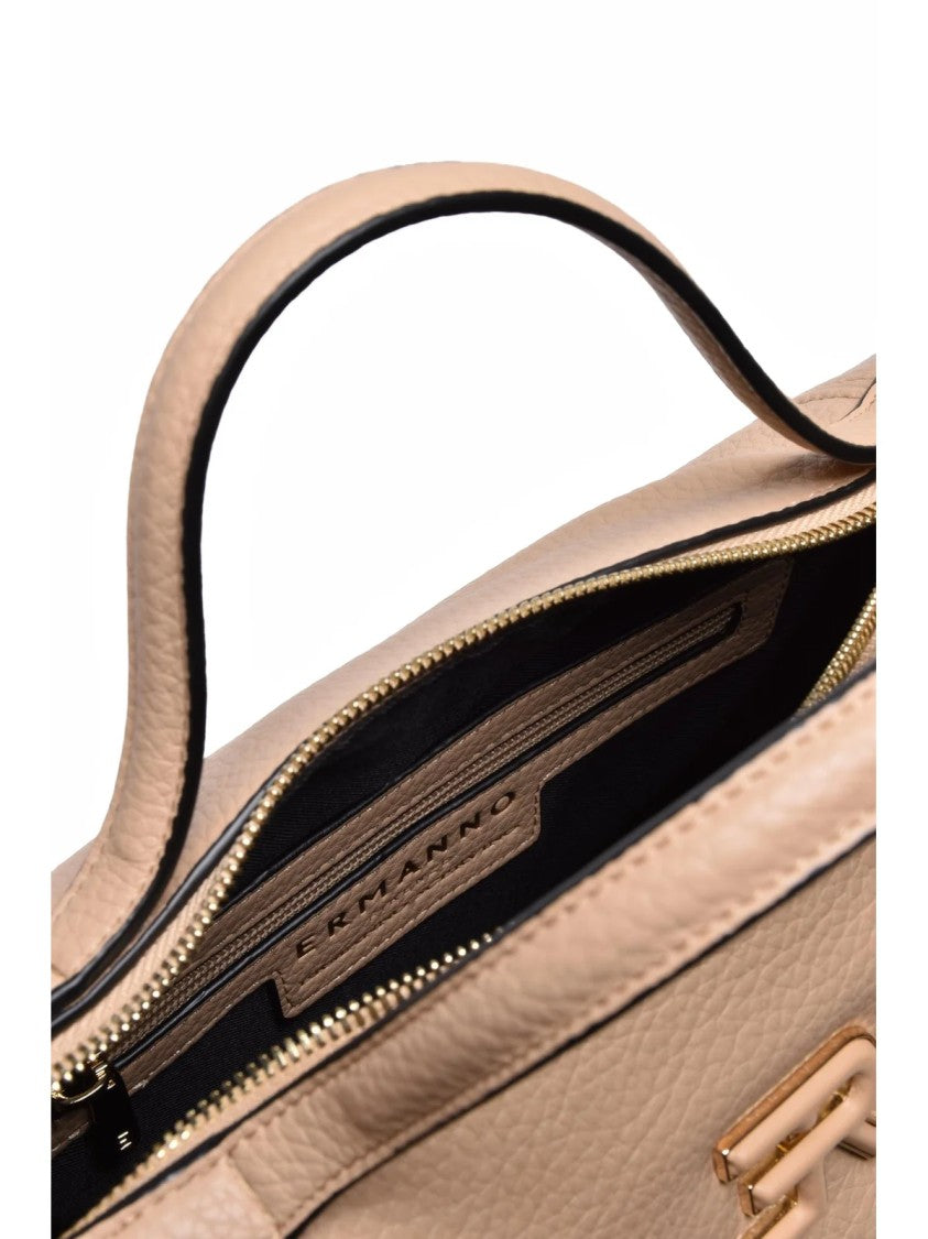 Ermanno Firenze Violeta Handbag With Textured Finish And Versatile Design