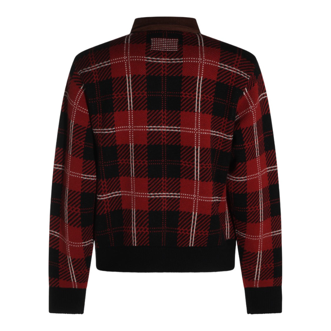 Guest In Residence Plaid Brown Corduroy Accent Jacket