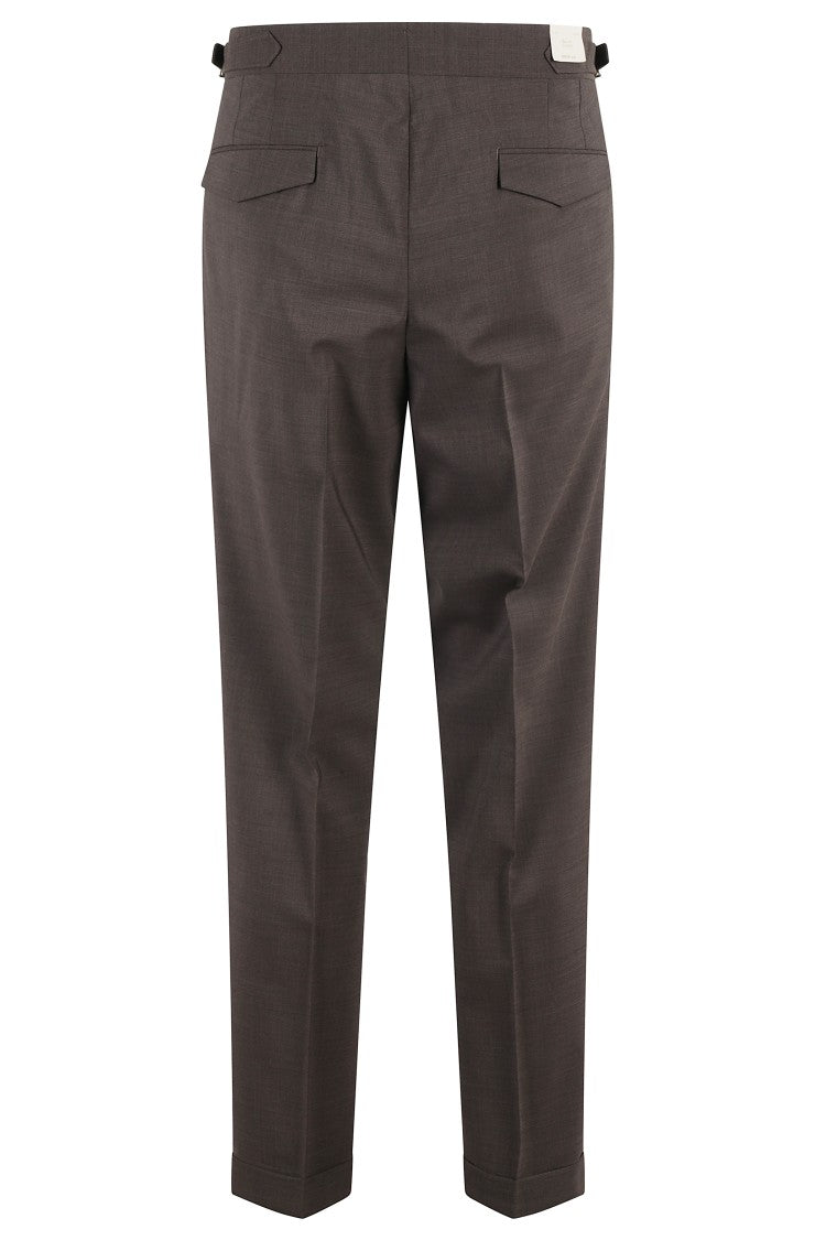 Briglia 2Pinces Wool Buckle Pants