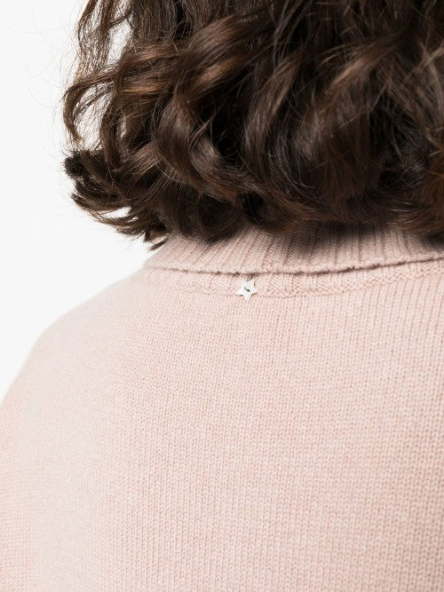 Lorena Antoniazzi Roll-Neck Light Pink Knitwear Jumper