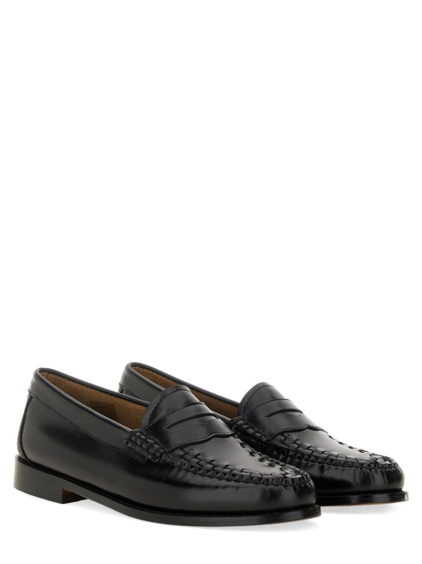 G.H. Bass Classic Black Leather Penny Loafer