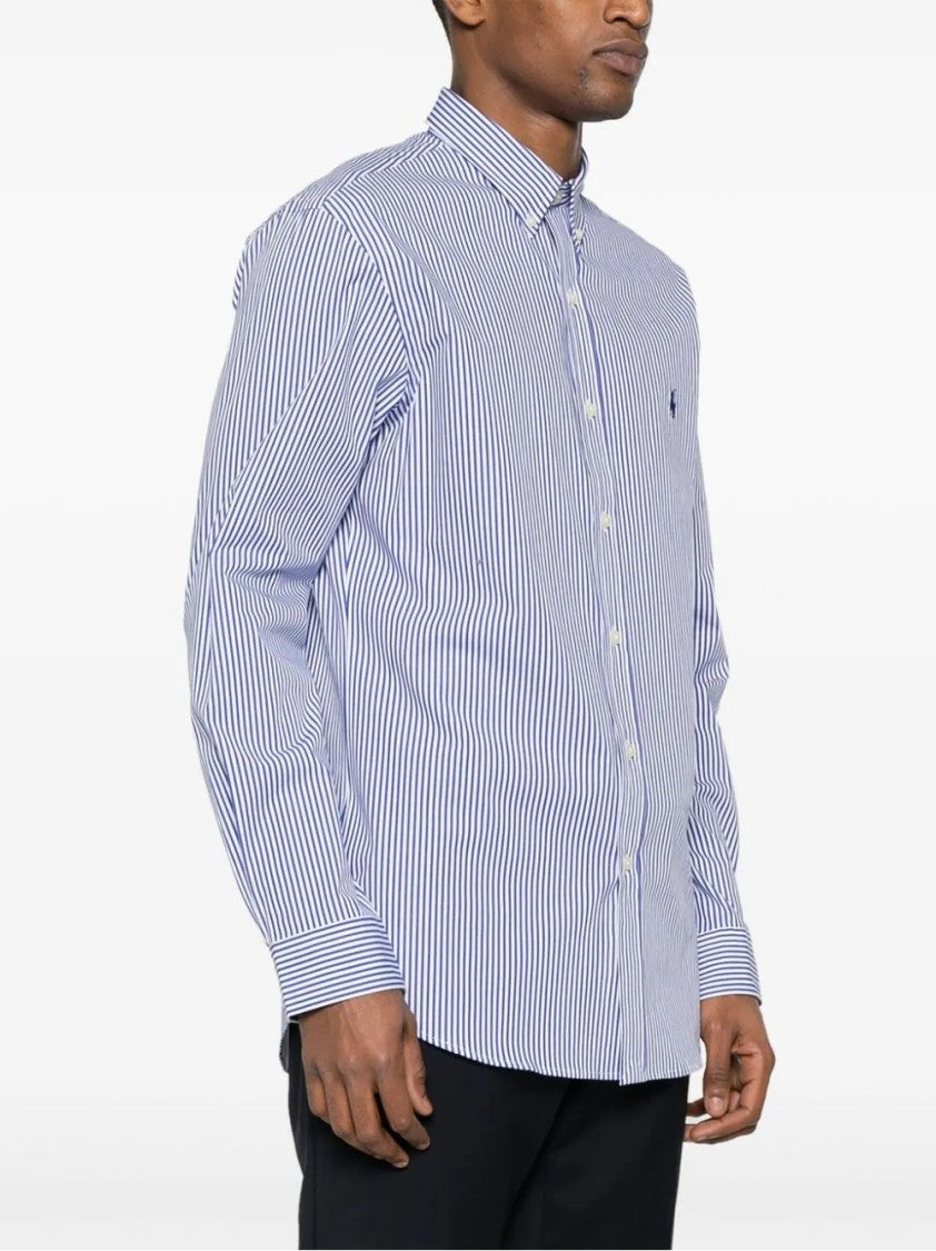 Polo Ralph Lauren Slim Fit Striped Stretch Poplin Shirt