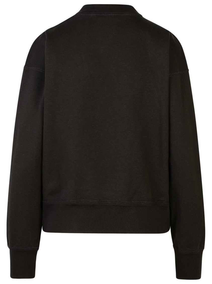 Isabel Marant Étoile 'Moby' Black Cotton Blend Sweatshirt