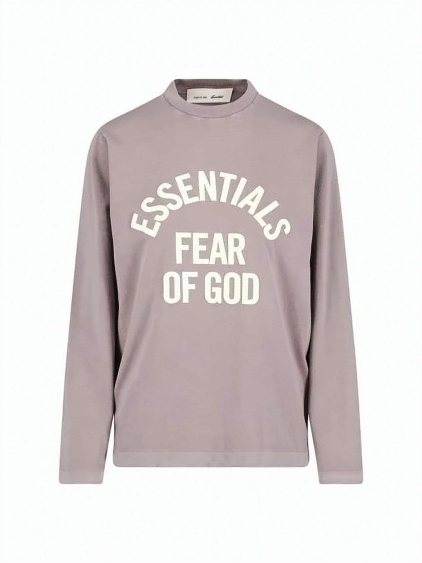 Fear Of God Relaxed Fit Long-Sleeve Shirt With Curved Text Detail