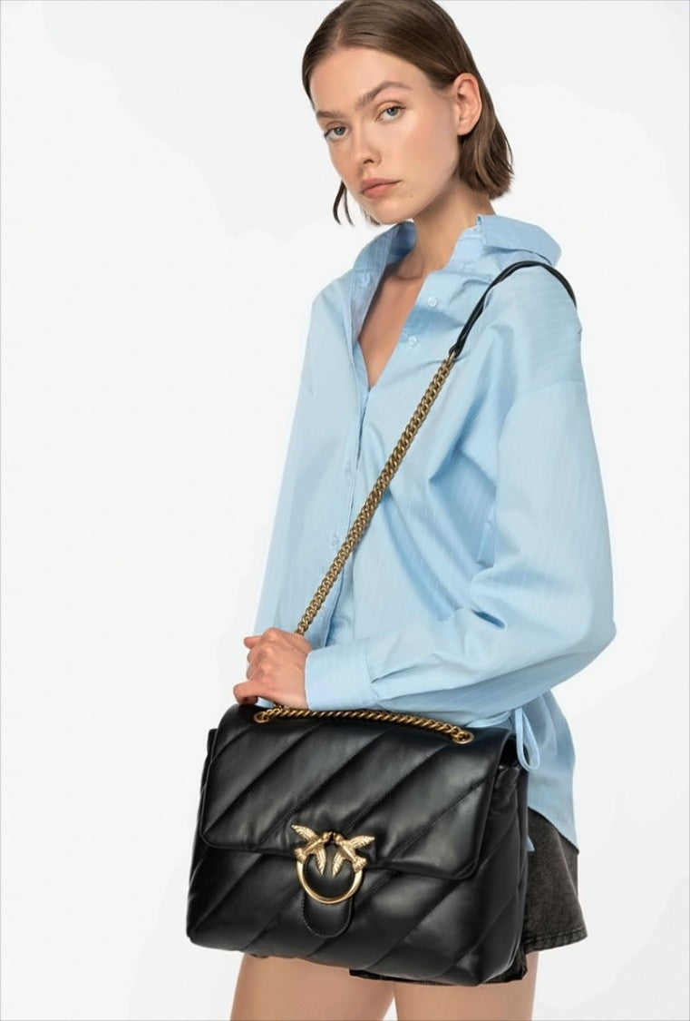 Pinko Maxi Quilted Shoulder Bag