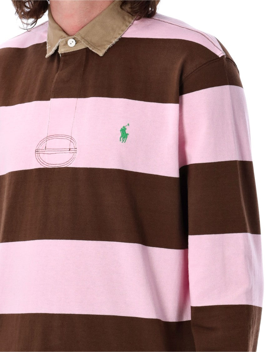 Polo Ralph Lauren Classic Fit Khaki-Collar Rugby Shirt