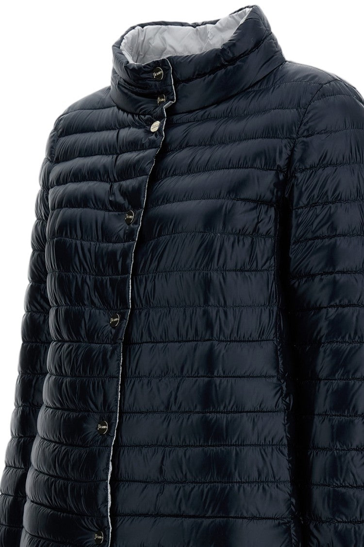 Herno Reversible A-Shape Jacket With High Collar