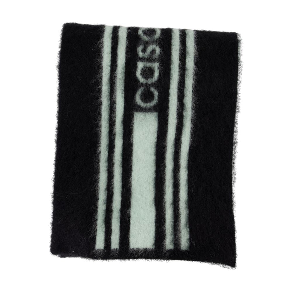 Casablanca Mohair Scarf - Wool - Black