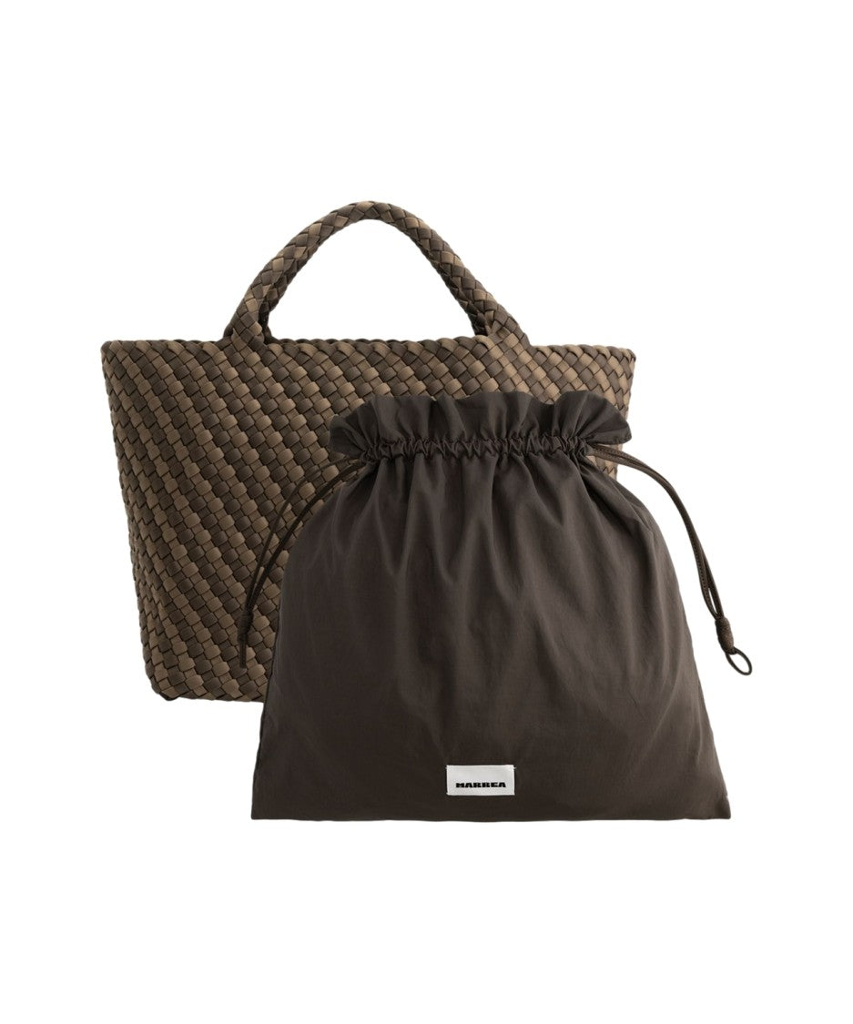 Marrea Woven Neoprene Handbag With Spacious Compartment