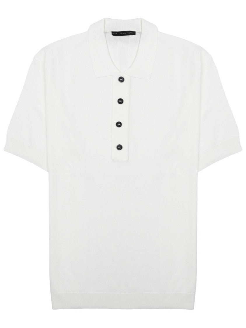 Low Brand Minimalist Short-Sleeved Polo Shirt With Buttoned Placket