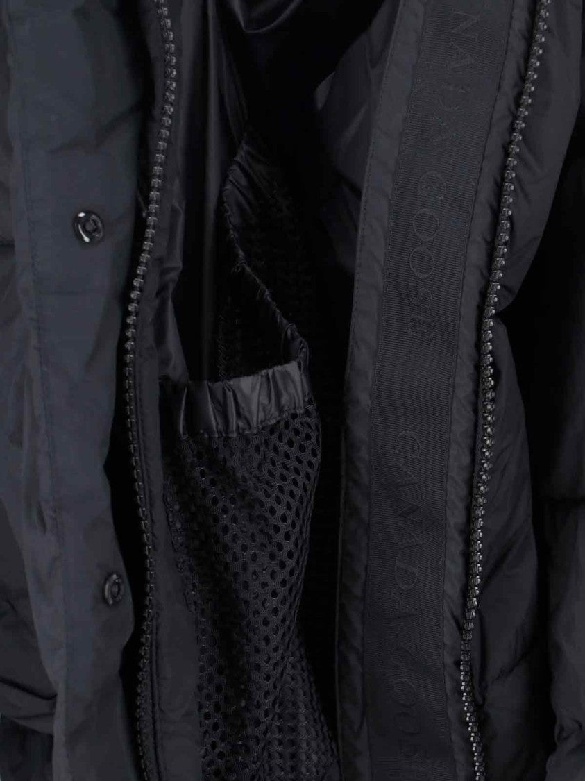 Canada Goose Black Junction Black Label Quilted Hooded Down Jacket