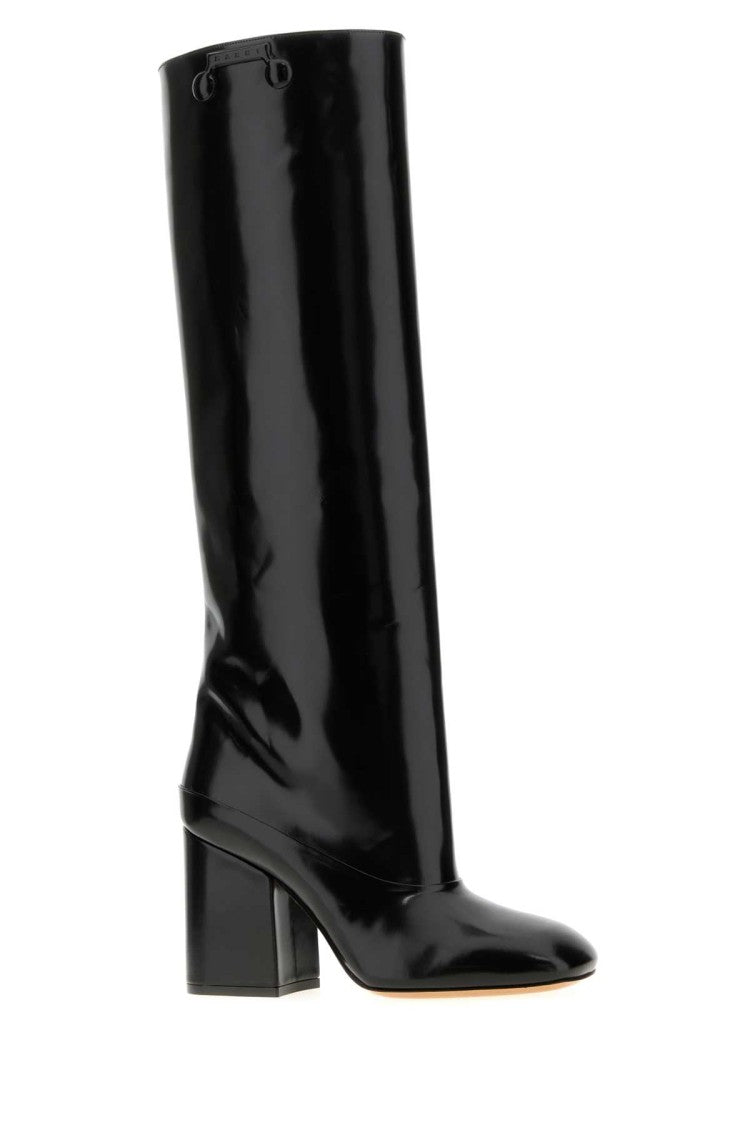 Marni Black Leather Trunkaroo Boots