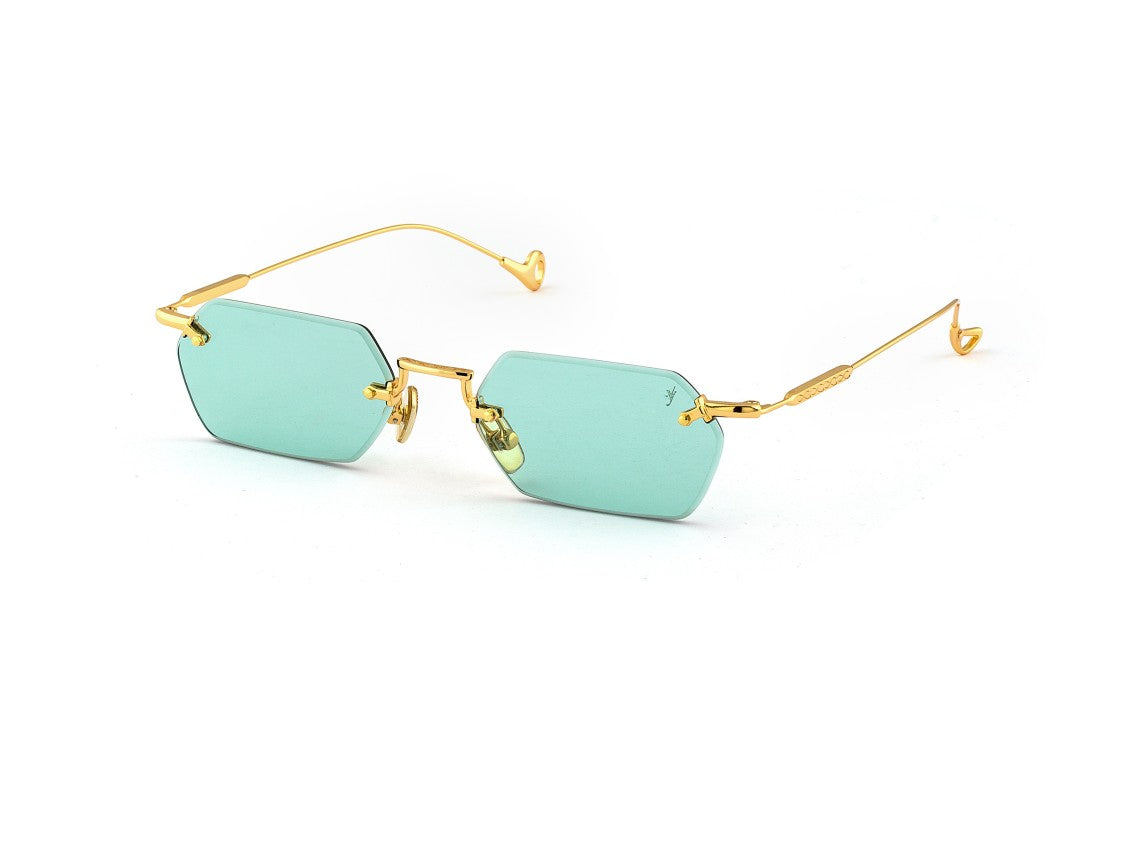 Eyepetizer Gold Tank Hexagonal Sunglasses