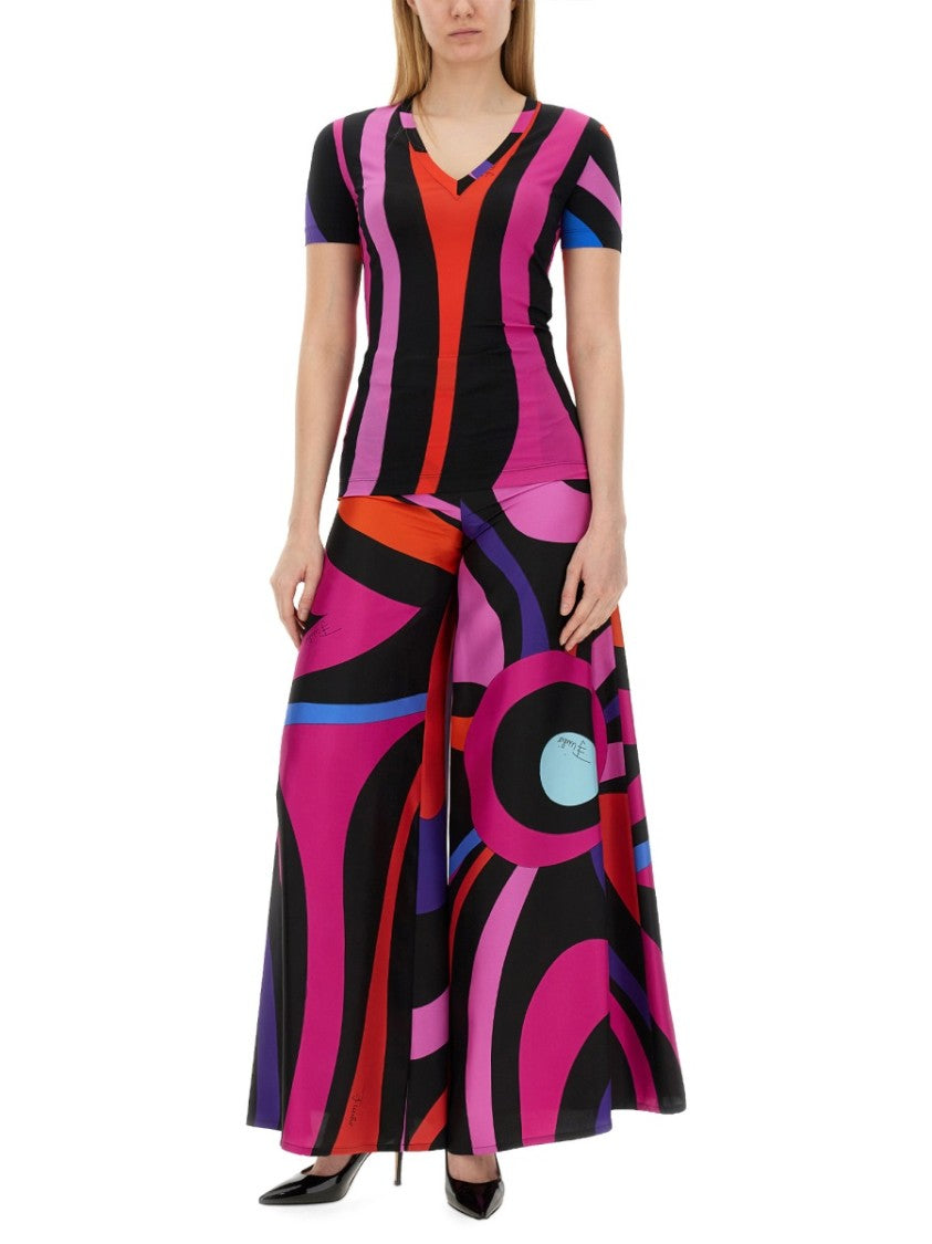 Pucci Marble Print T-Shirt