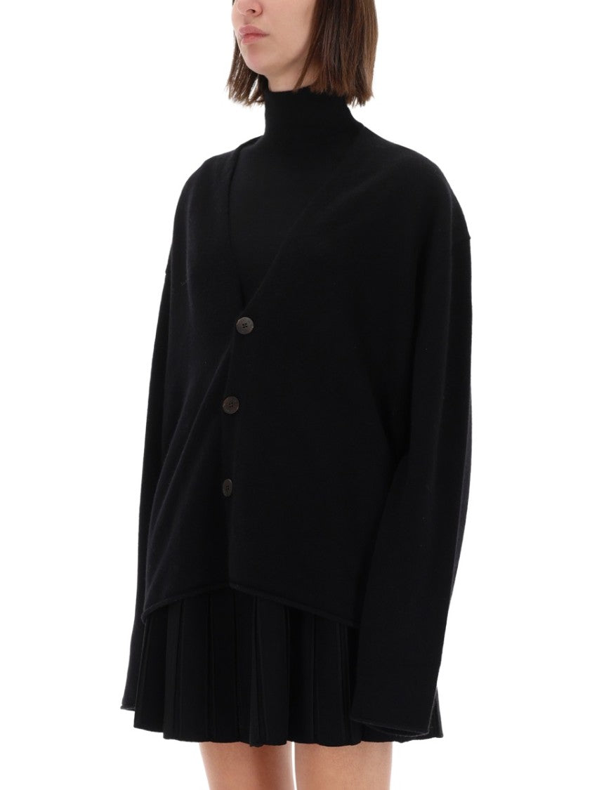 Guest In Residence Everywear Loose Black Cashmere Cardigan