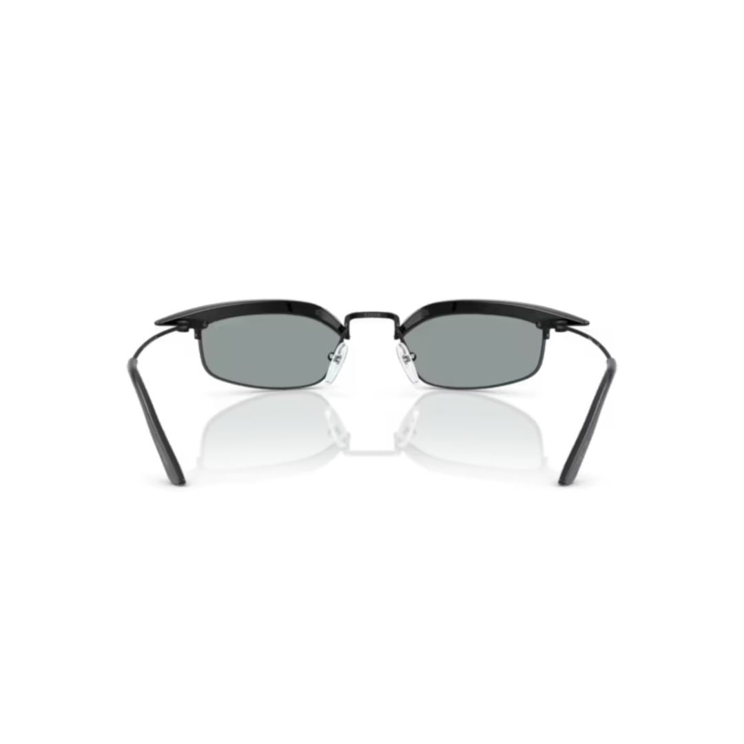 Prada Black 0Pr B50s Semi-Rimless Metal Sunglasses