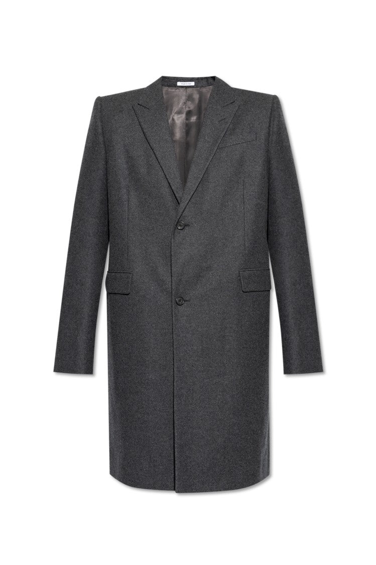 Alexander Mcqueen Cutout Wool Coat