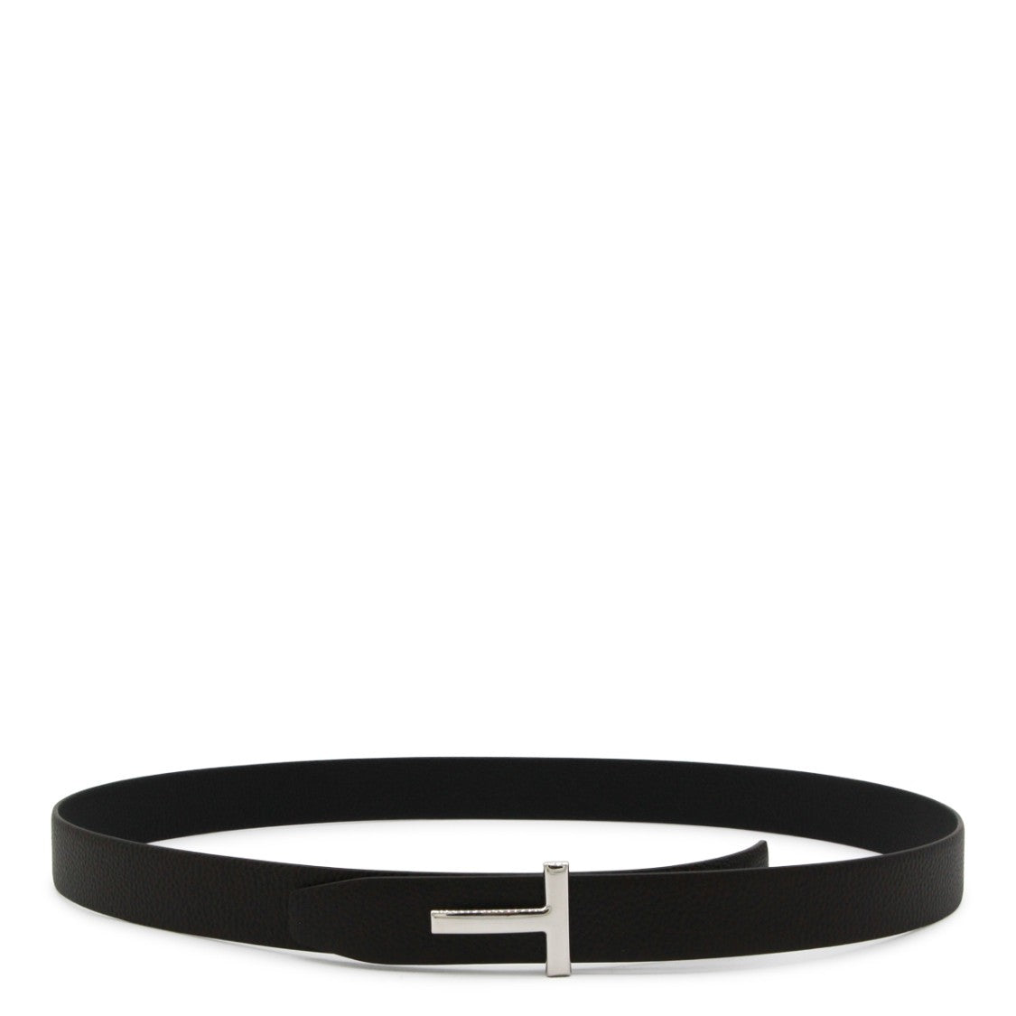 Tom Ford Brown Leather Reversible Belt