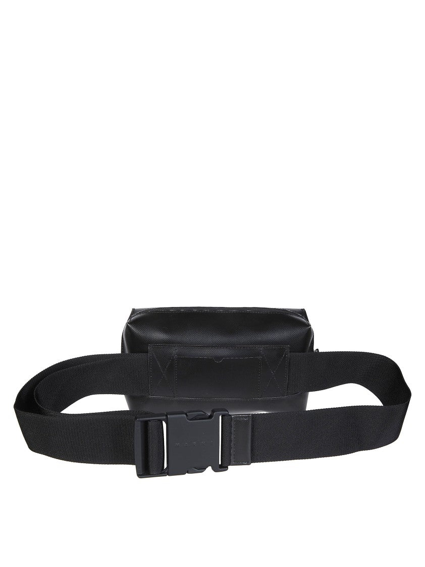 Marni Rectangular Smooth Textured Belt Bag