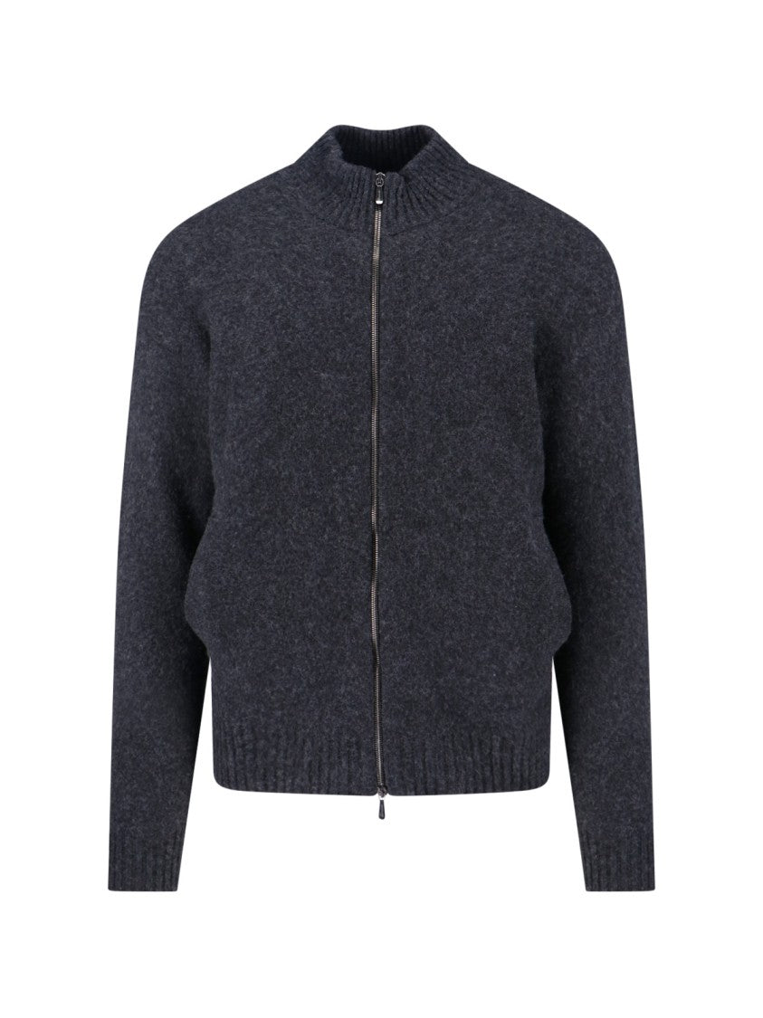 Drumohr Lambswool Sweater – Grey