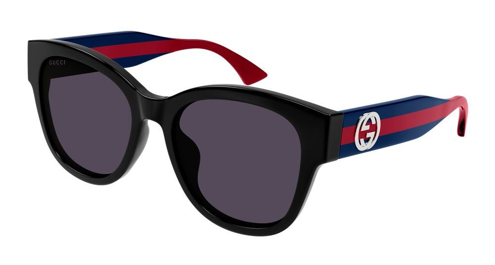 Gucci Sunglasses Gucci Gg1866sk 004 Black Blue Violet 56/19/145