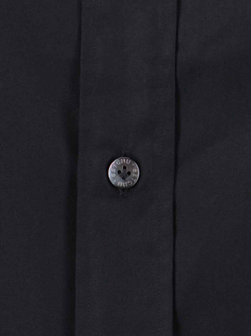 Setchu Classic Tailored Black Button-Down Shirt