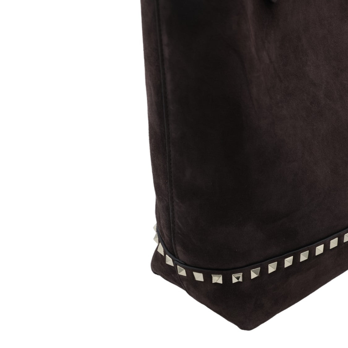 Valentino Garavani Sleek Black Suede Tote Bag