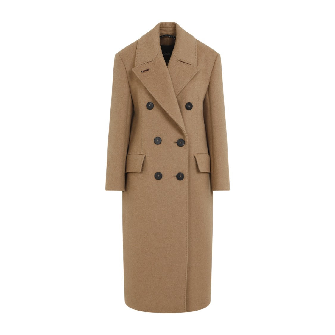 Max Mara Double-Breasted Mid-Calf Coat In Cashmere Blend