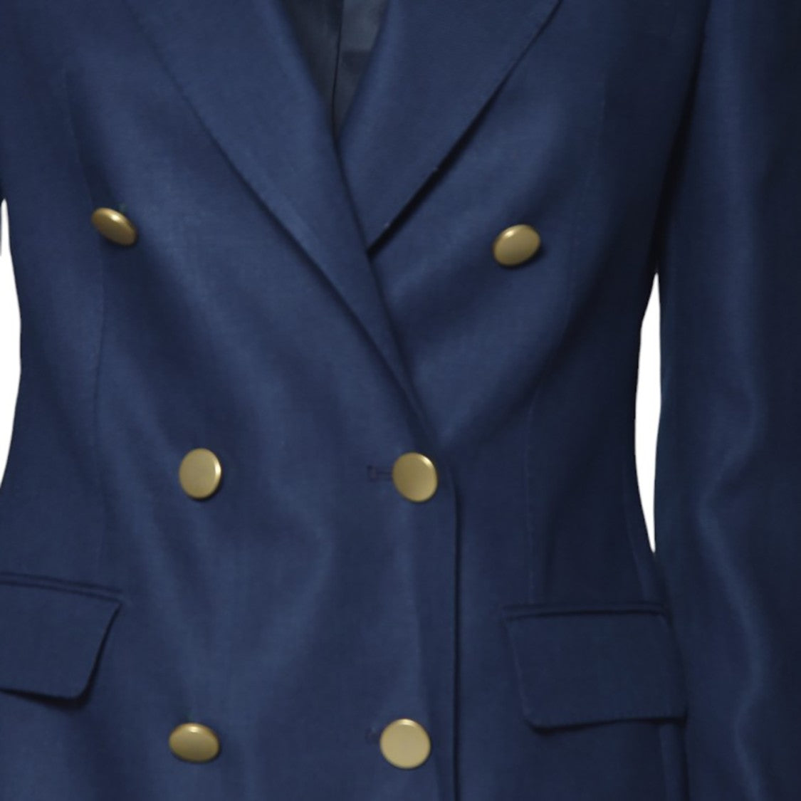 Tagliatore J-Parigi Double-Breasted Jacket In Blue Linen Twill