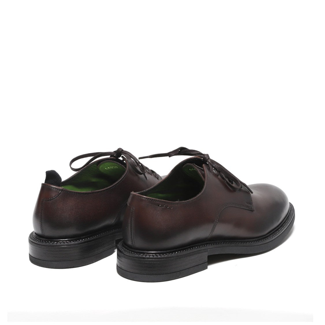 Alexander Hotto Derby In Soft Dark Brown Leather
